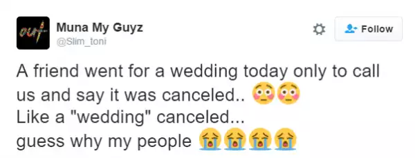 Nigerian wedding cancelled after bride refused to swear she
